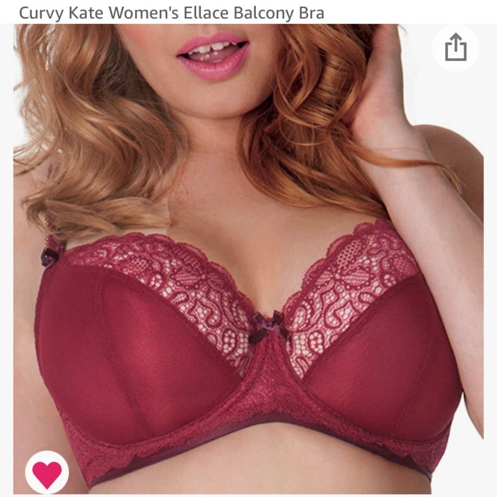 SOLD!🥳Curvy Kate Women’s’ Ellace Balcony Bra 34HH - Picture 2 of 16